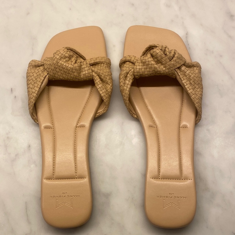 Marc Fisher Tan Marlon Sandals